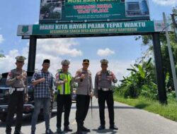 Persiapan Operasi Ketupat Musi, Kapolres Muba Cek Jalur Jalan Lintas Tengah