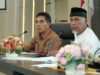 Gubernur Sumbar, Mahyeldi saat memimpin Rapat Persiapan Penyelenggaraan Penas XVI Petani Nelayan Tahun 2023
