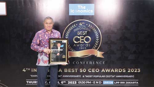 Mohamad Feriadi Soeprapto Raih Indonesia Best 50 CEO Awards 2023 ke Empat Kalinya