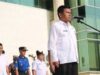 Sekretaris Daerah Martias Wanto pimpin apel gabungan usai cuti Idul Fitri 1444 H di halaman balaikota Bukittinggi