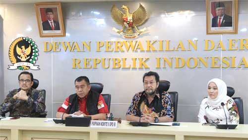 Pimpinan Komite II DPD RI