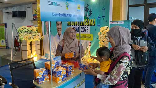 Posko Mudik PLN di Pelabuhan Tanjung Balai Karimun
