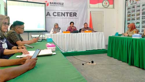 Bawaslu Kabupaten Limapuluh kota laksanakan konferensi pers "Publikasi Rekapitulasi Daftar Perubahan Pemilih hasil Pemutakhiran Data pada Pemilu Tahun 2024