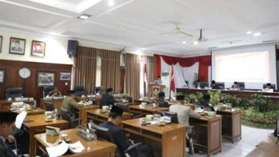 Rapat Paripurna Penyampaian Rekomendasi Atas LKPj Walikota Bukittinggi Tahun Anggaran 2022