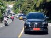 Rombongan Perantau Manggopoh Diarak Keliling Kota Lubuk Basung