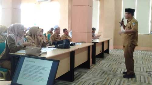 Sekdakab Dharmasraya, H Adlisman Buka Sosialisasi Lomba Kebersihan antar Nagari, Sekolah dan Puskesmas