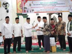 Safari Ramadan ke Masjid At Taqwa Nagari Tebing Tinggi, Ini Pesan Bupati Dharmasraya