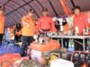 Apel Kebakaran Hutan dan Lahan (Karhutla) Kegiatan Penguatan Kapasitas Kawasan untuk Pencegahan Kesiapsiagaan Bencana Tahun 2023 di halaman Griya Agung Palembang
