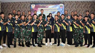 Pangdam I/BB Lepas 22 Atlet Ikuti Open Tournament Pencak Silat Piala Kasad