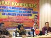 Rapat Koordinasi Potensi Pelanggaran Tindak Pidana Tahapan Pencalonan Presiden dan Wakil Presiden serta Anggota DPR, DPD dan DPRD kabupaten/kota