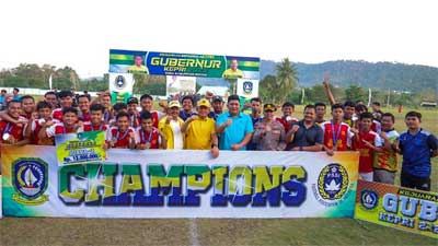 Penutupan Kejuaraan Sepak Bola Piala Gubernur Kepri Tahun 2023 Zona Kabupaten Bintan
