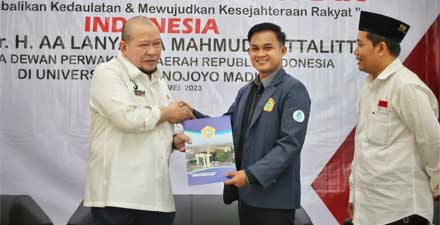 Civitas Akademika Universitas Trunojoyo Titip 3 Aspirasi Ini ke LaNyalla