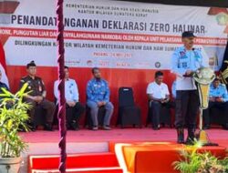 Deklarasi Zero Halinar, Kakanwil Kumham Sumbar Tegaskan Perang Terhadap Narkoba