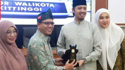 Erman Safar Sambut Kunker Bupati Bandung ke Bukittinggi