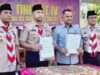 penandatanganan memorandum of understanding (MoU) Gerakan Keluar Bersih pada pembukaan Lomba Tingkat IV Gerakan Pramuka Sumbar, di Bumi Perkemahan Tiger Camp, Padang