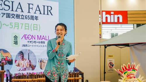 pameran Indonesia Fair 2023 di AEON Mall Saitama, Jepang