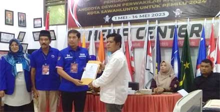 KPU Sah Terima Pendaftaran Bacaleg PAN Sawahlunto