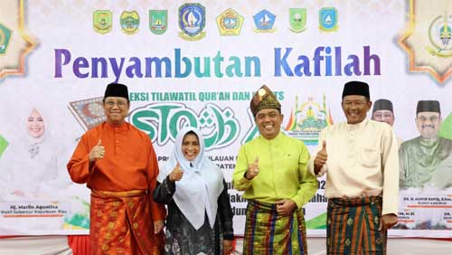 Kafilah STQH Bintan Tiba di Karimun 1 Kafilah STQH Bintan Tiba di Karimun
