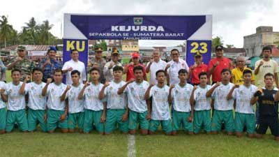 Provinsi Sumatera Barat Gelar Kejuaraan Daerah (Kejurda) Sepakbola U-23, Di Lapangan Sepakbola Tiku Putra