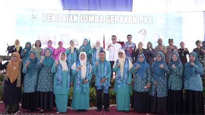 Lomba Gerakan PKK Tingkat Provinsi Sumatera Barat tahun 2023 di Nagari Singkarak