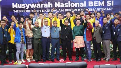 Gubernur Kepri Buka Musyawarah Nasional Bem Si Di Umrah Dompak, Tanjungpinang