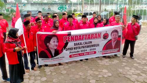 PDIP Kota Payakumbuh Resmi Mendaftar ke KPU