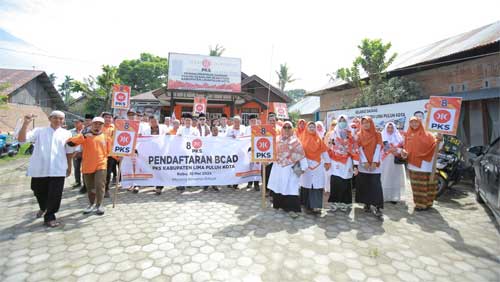 PKS Limapuluh Kota Arak 35 Bacaleg ke KPU