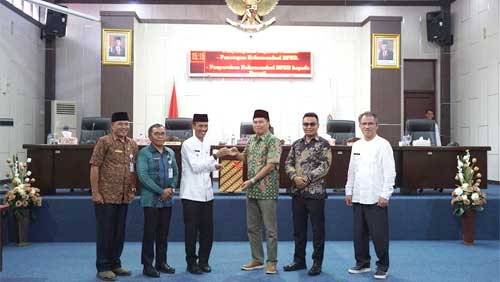 DPRD Solsel Gelar Paripurna Penetapan Rekomendasi Atas LKPJ Bupati TA 2022