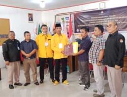 Daftarkan Bacaleg ke KPU, Partai Golkar Pasaman Optimis Raih Kursi Ketua DPRD