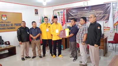 Partai Golkar Pasaman daftarkan Bacaleg ke KPU