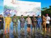 Penanaman mangrove serentak secara nasional di Pantai Pasir Jambak, Kota Padang