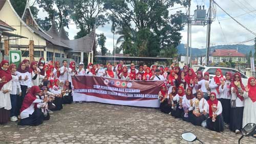 Ratusan Tenaga Kesehatan di Pasaman Tolak RUU Kesehatan Omnibus Law