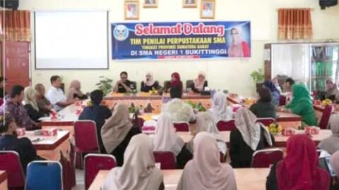 SMAN 1 Wakili Bukittinggi dalam Penilaian Perpustakaan tingkat Provinsi