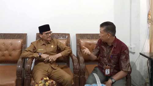 Bupati Safaruddin Datuak Bandaro Sambangi KPU Limapuluh Kota