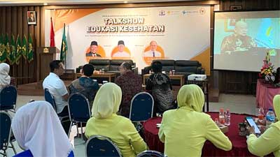 LaNyalla berikan sambutan secara virtual di acara Seminar Kesehatan Morula IVF – KADIN Surabaya