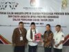 Sultan B Najamudin Serahkan Berkas Pendaftaran ke KPU