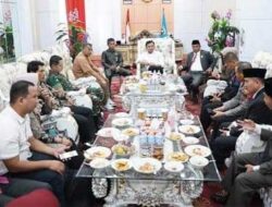 Tim Kemensos bertemu Bupati Dharmasraya, Sutan Riska Tuanku Kerajaan