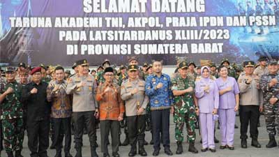 Wagub Sumbar Sambut Peserta Latsitardanus XLIII