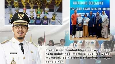 Walikota Apresiasi Prestasi Tim Robotic MIN dan MAN 1 Bukittinggi
