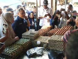 Mendag Zulkifli Hasan Meninjau Harga Dan Pasokan Bapok Di Pasar Terong, Makassar