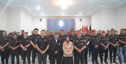 Ketua Umum Pengprov Perbakin Sumut, Mayjen TNI A Daniel Chardin, yang juga Pangdam I/BB lantik pengurus Perbakin Kota Pematangsiantar dan Pengurus Perbakin Kabupaten Simalungun masa bakti 2023-2027 di Kota Pematangsiantar