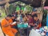 Pj Wako Rida Ananda sarapan pagi bersama petugas kebersihan Kota Payakumbuh