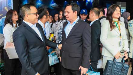 Azwar Anas bersama Sultan B Najamudin