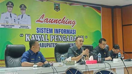 Karya Defri Antoni, Bupati Sijunjung Launching Sistem Informasi KAWAL PENGADAAN