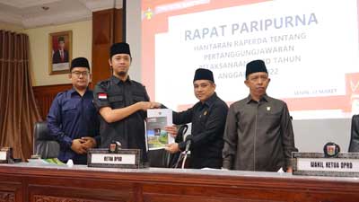 Ranperda Pertanggungjawaban Pelaksanaan APBD Kota Bukittinggi tahun anggaran 2022