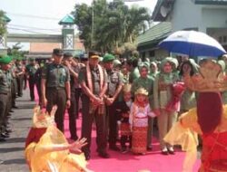Danrem 043 Gatam Kunjungan Kerja ke Kodim 0427 Way Kanan