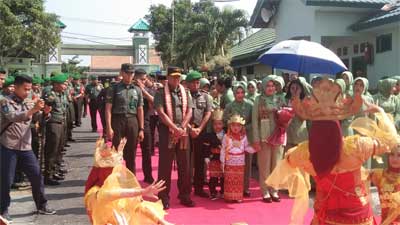 Danrem 043 Gatam Kunjungan Kerja ke Kodim 0427 Way Kanan 1 Danrem 043 Gatam Berkunjung ke Kodim 0427 Way Kanan