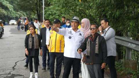 Komisi V DPR RI bersama Direktur Sungai dan Pantai Dirjen SDA PUPR Berkunjung ke Kabupaten Solok
