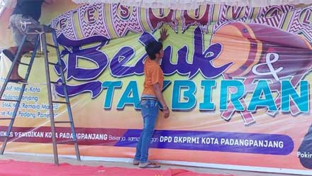 Persiapan Festival Beduk dan Takbiran