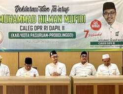 Waketum PKB Deklarasikan Putranya Gus Hilman Maju Caleg DPR RI dari Jatim II